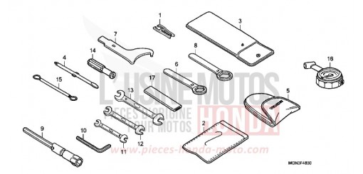 OUTILS CBF600NA de 2010